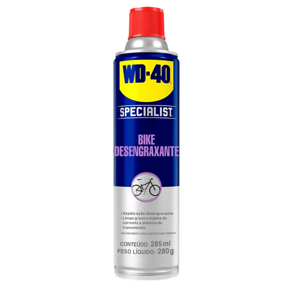 Desengraxante e limpador de correntes aerossol bike Wd-40