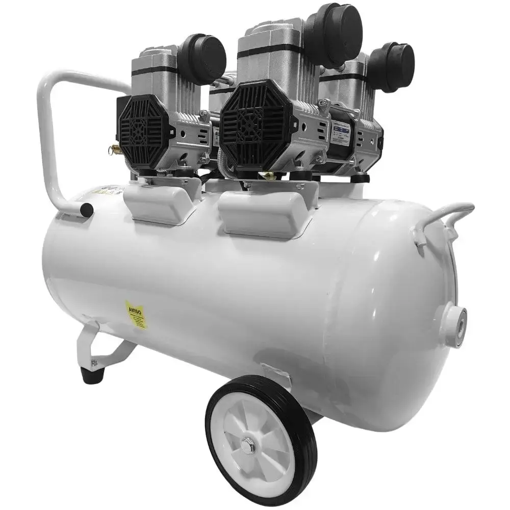 Compressor portátil isento 10 pés 2HP 50L com kit 5 peças evald tractor Compbrasil 220 V — fotografia 6