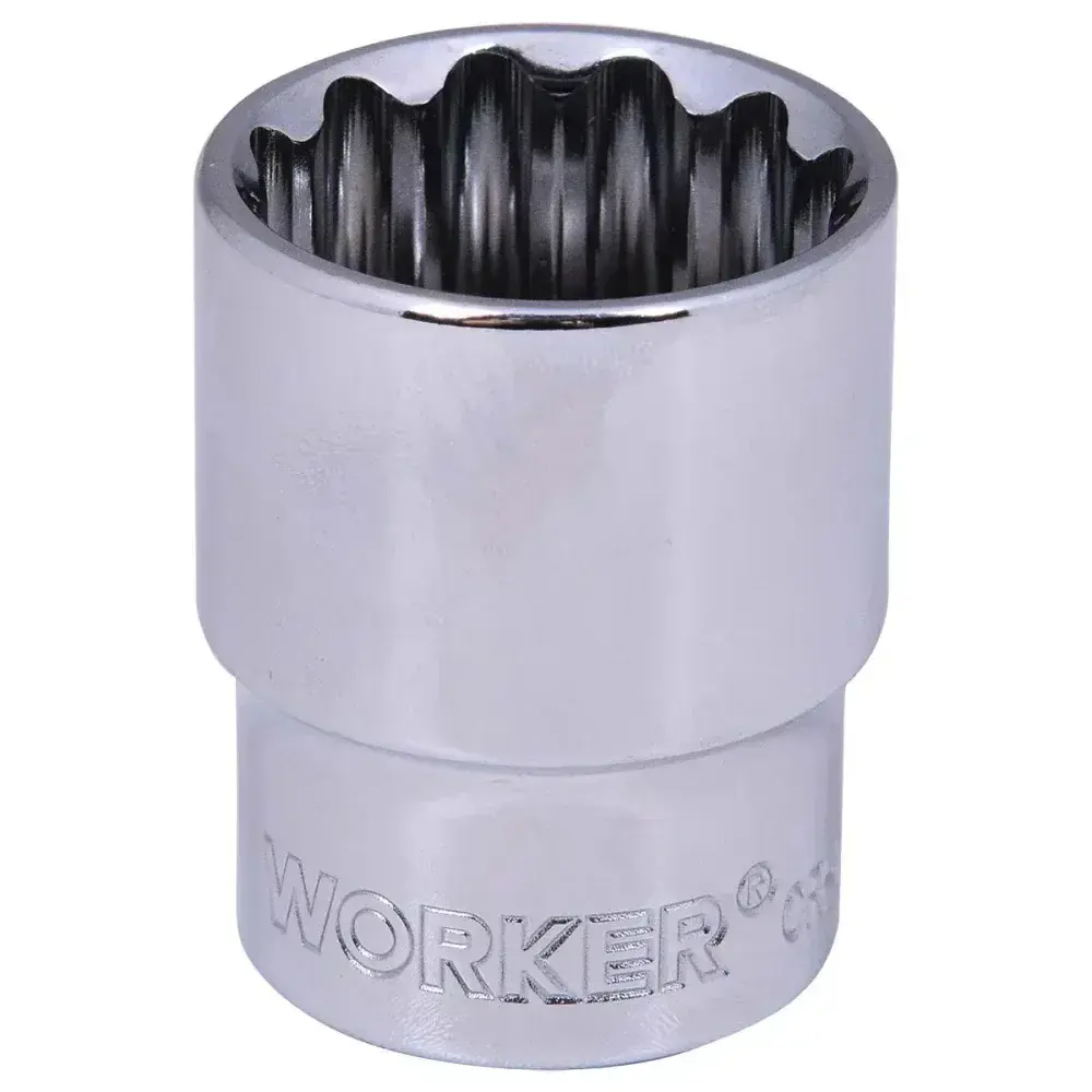 Soquete estriado encaixe 1/2 24MM Worker — fotografia 4