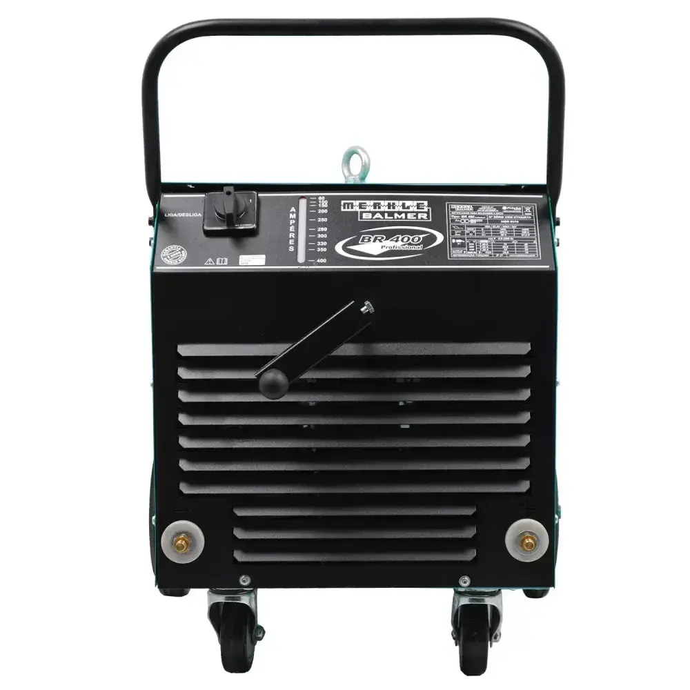Retificador de solda br 400 400A profissional Balmer — fotografia 9