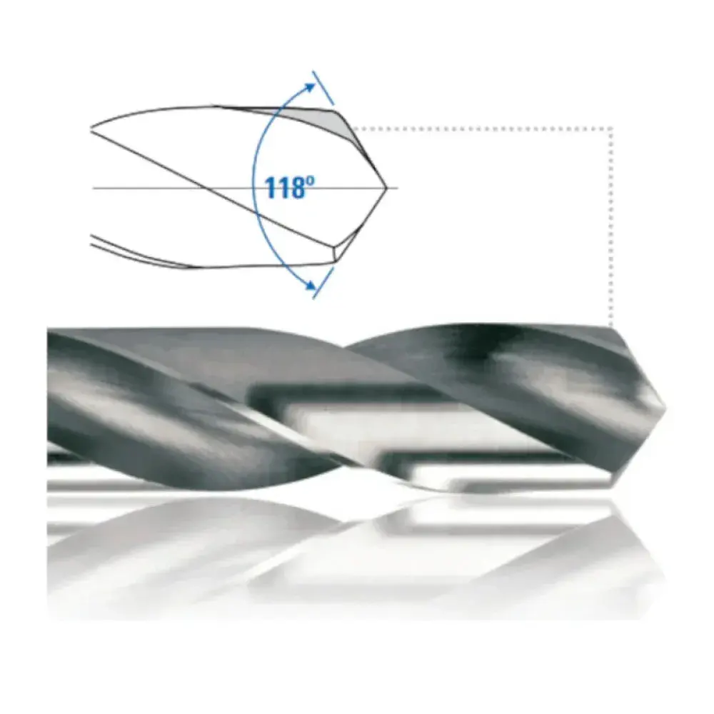 Broca aço rápido 15.00MM longa din 340 TW201 lenox twill — fotografia 6
