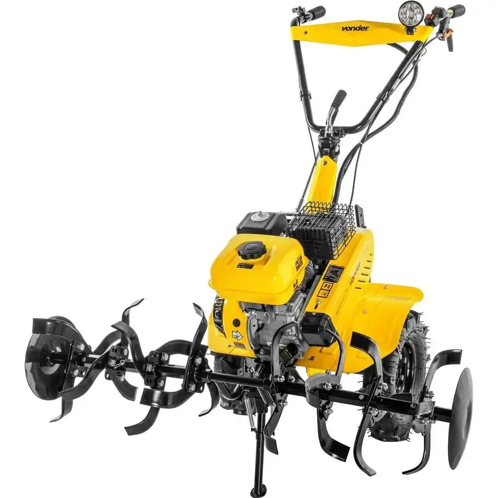 Motocultivador a gasolina 7HP 212CC com rodas e enxadas Vonder — fotografia 3