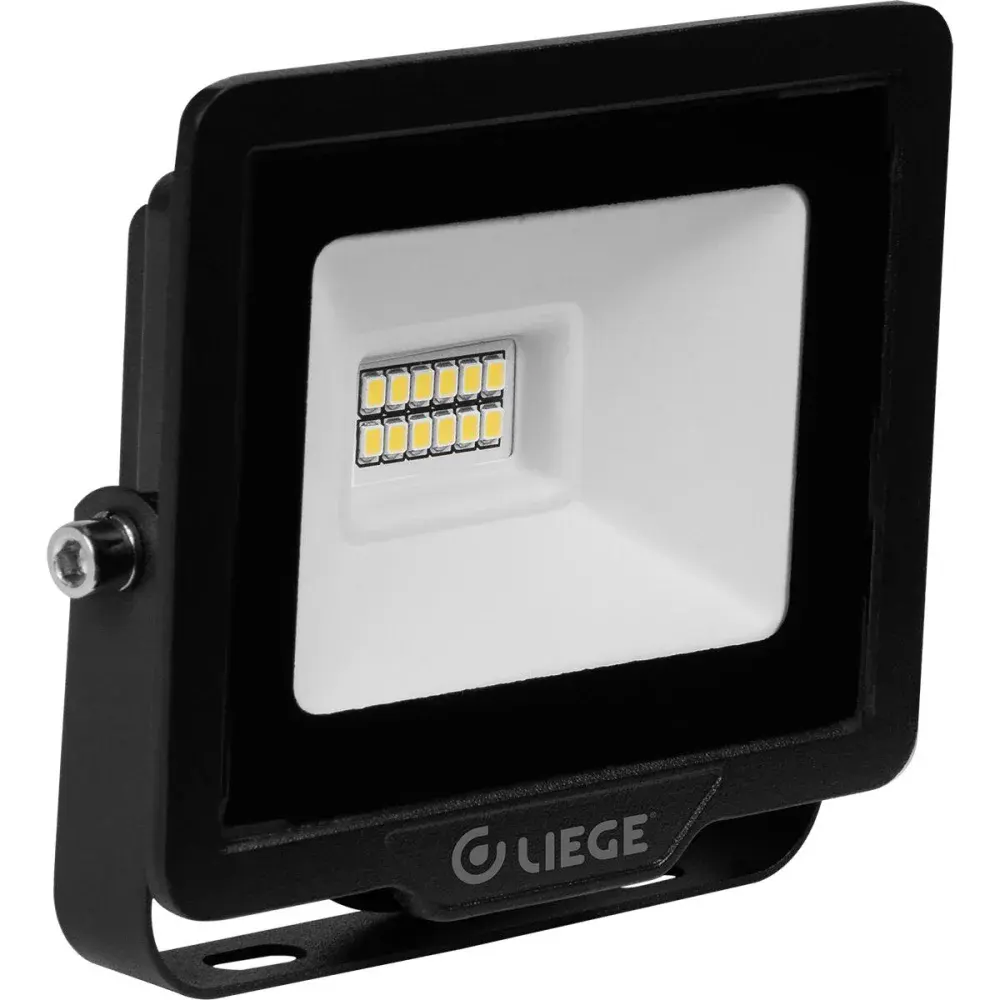 Refletor de led preto 10W bivolt Liege — fotografia 2