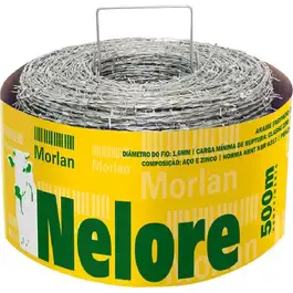 Arame farpado 500 metros nelore 1,60MM 1078 Morlan — fotografia 2