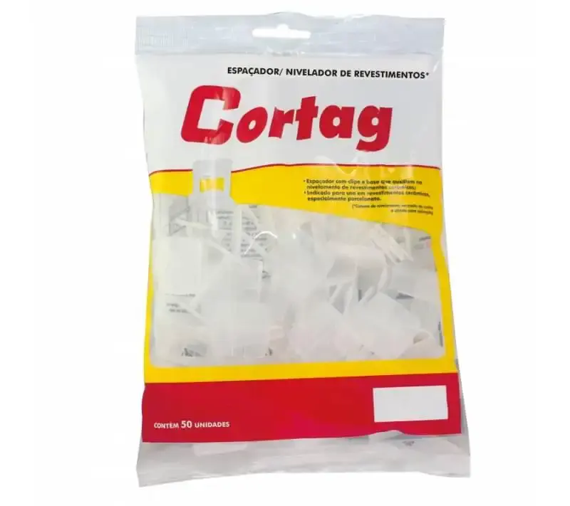Espaçador para assentamento de piso 1.5 MM pacote com 50 unidades Cortag — fotografia 2