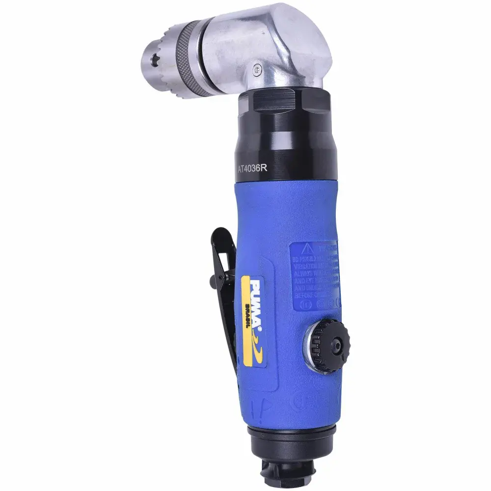 Furadeira angular pneumática reversível 3/8 90PSI 1800RPM Puma — fotografia 3