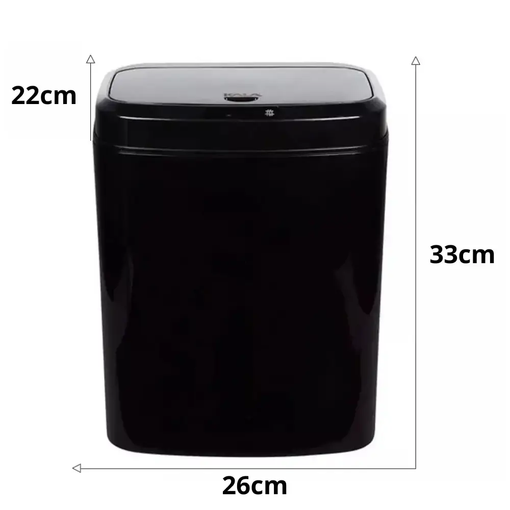 Lixeira automática sensor de aproximação 16 litros com USB Kala Branco — fotografia 10