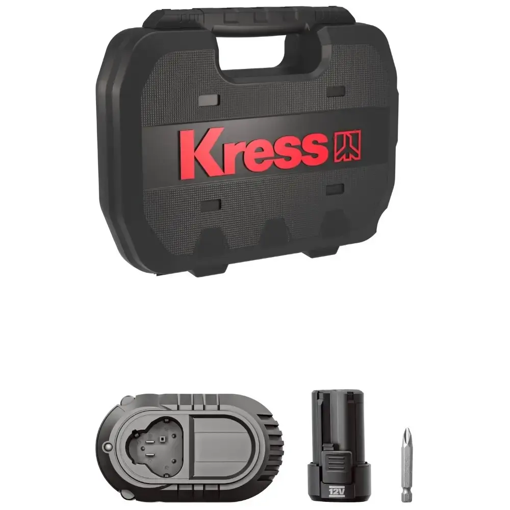Chave de impacto brushless 1/4POL 12V 140NM sem bateria e carregador KUB50.2 Kress — fotografia 5