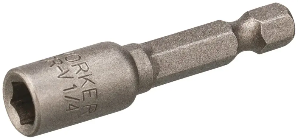 Soquete magnético sextavado encaixe 1/4 14X65MM Worker — fotografia 3
