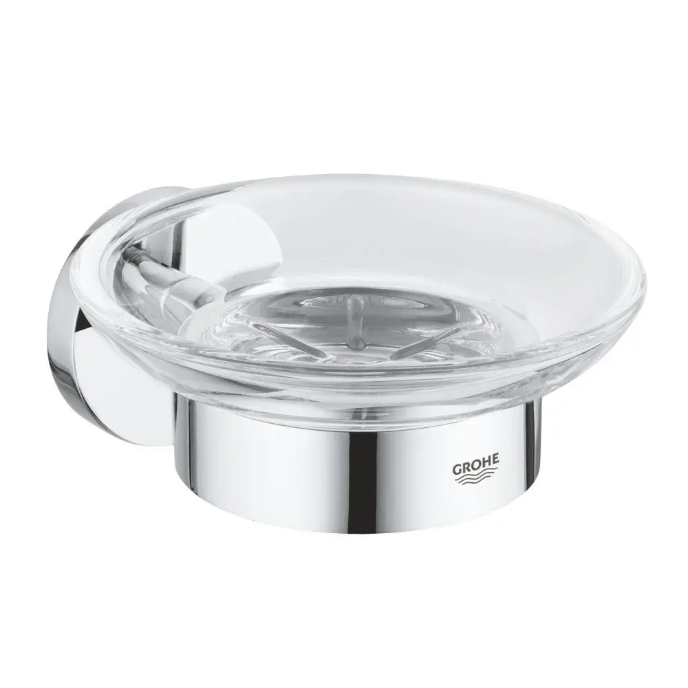 Saboneteira vidro com suporte essentials Grohe — fotografia de referência