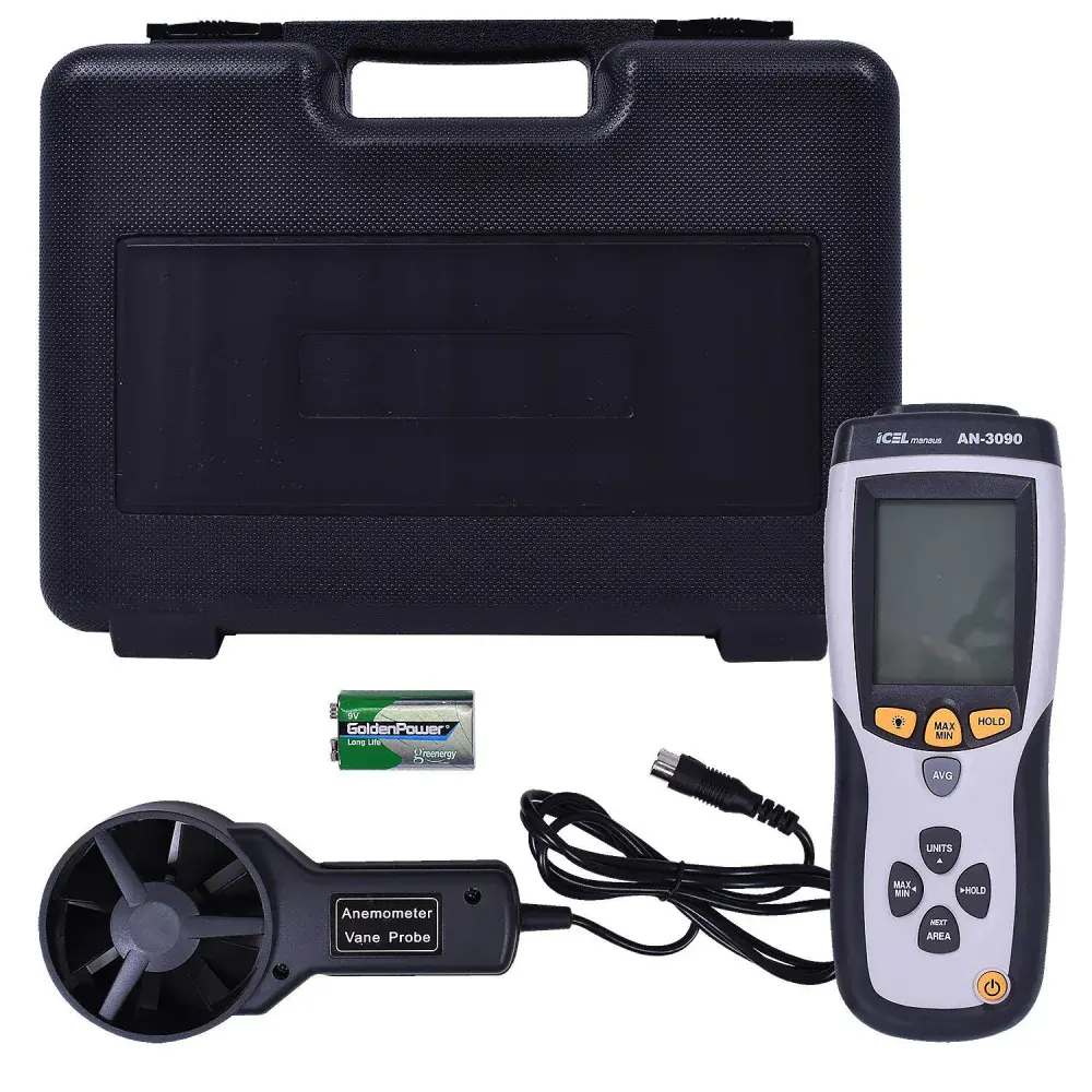 Anemômetro digital multi escalas AN-3090 Icel