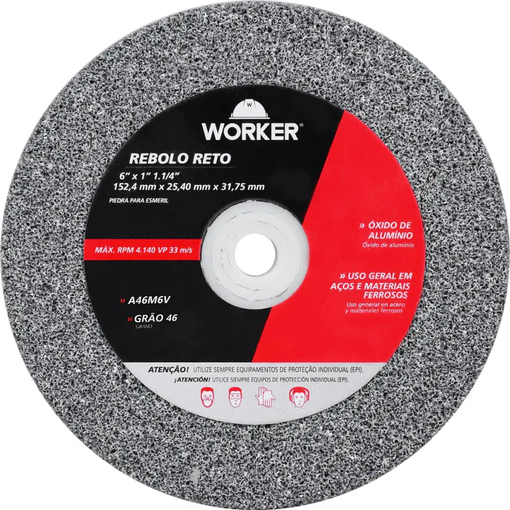 Rebolo uso geral 6X1X1.1/4 medio Worker — fotografia de referência