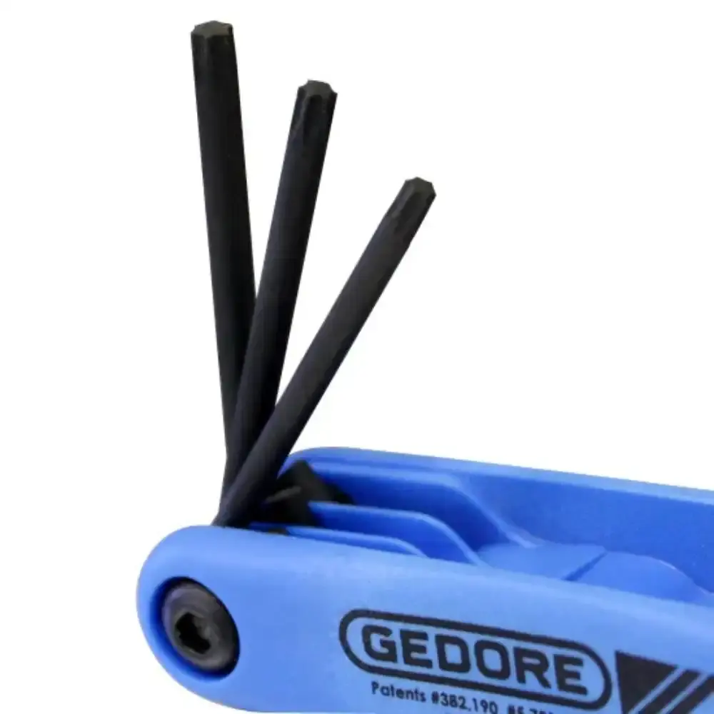 Jogo de chave torx canivete T6 a T25 43TX Gedore — fotografia 3