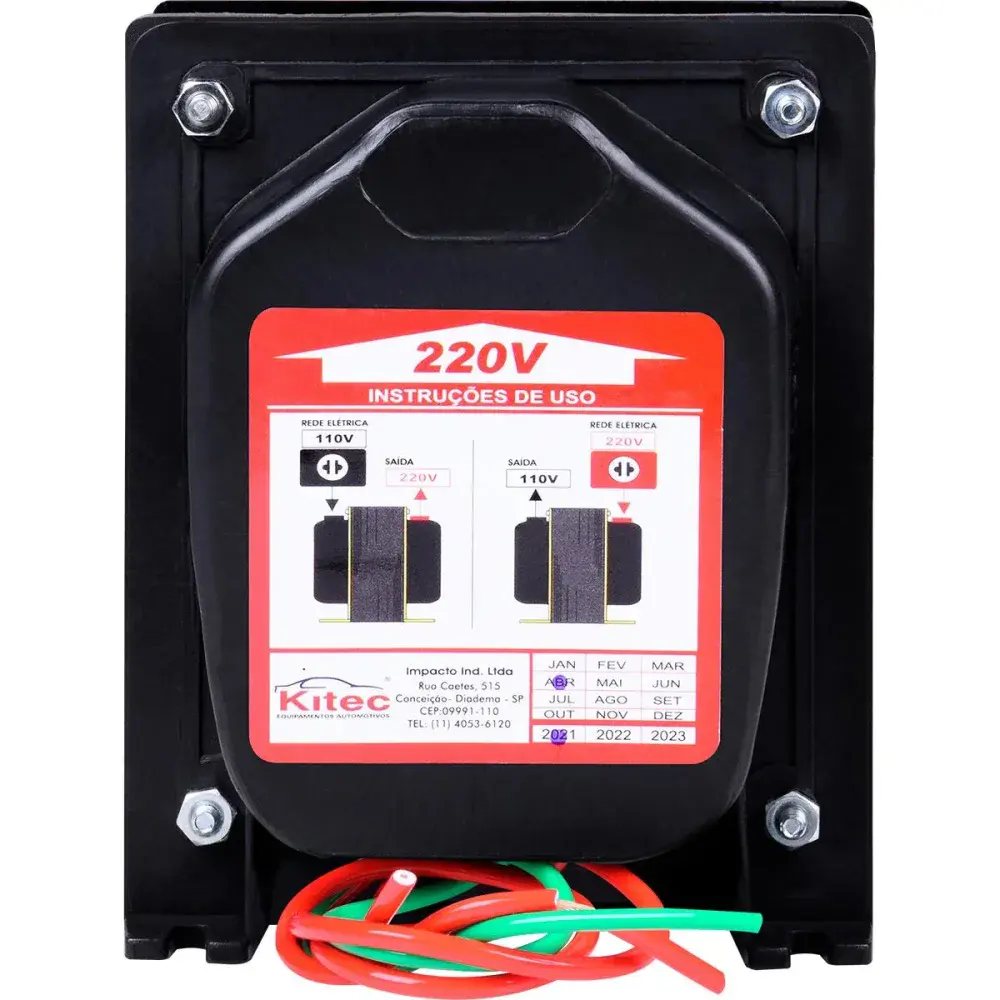 Autotransformador tripolar 6.000VA 4600W bivolt Kitec — fotografia 7