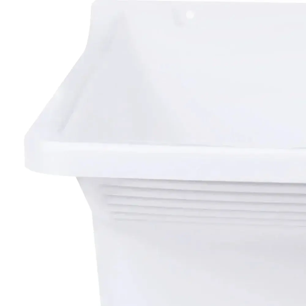 Tanque de plástico branco 20L 470X480X350MM Herc — fotografia 9