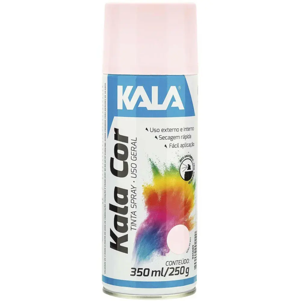 Tinta spray uso geral rosa 350ML Kala — fotografia de referência