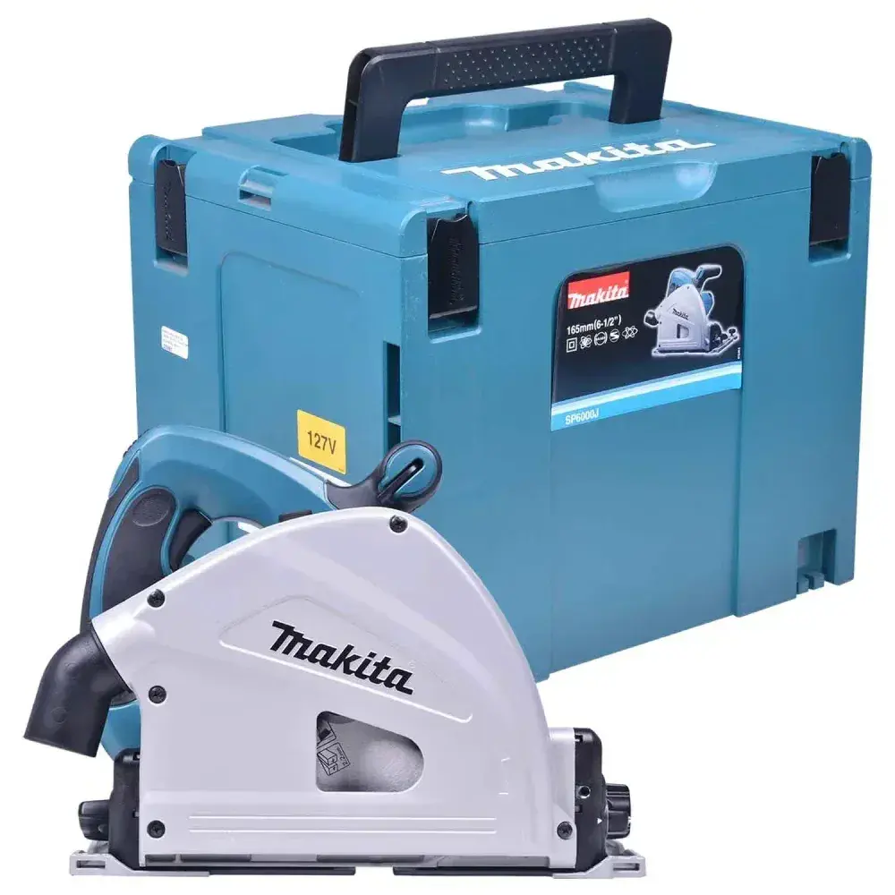 Serra circular de trilho 165MM 1300W SP6000J 127V Makita — fotografia de referência