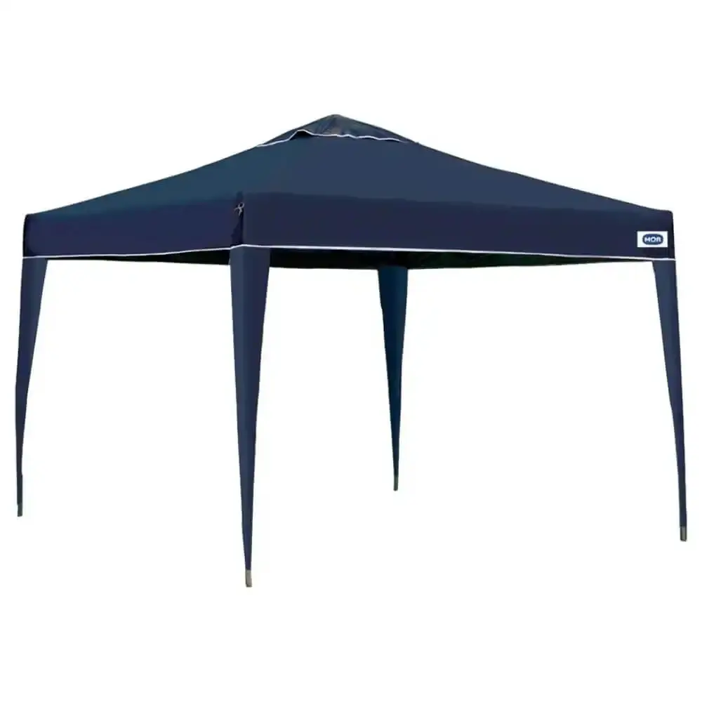 Tenda gazebo azul em poliéster 3X3 metros articulada x-flex Mor