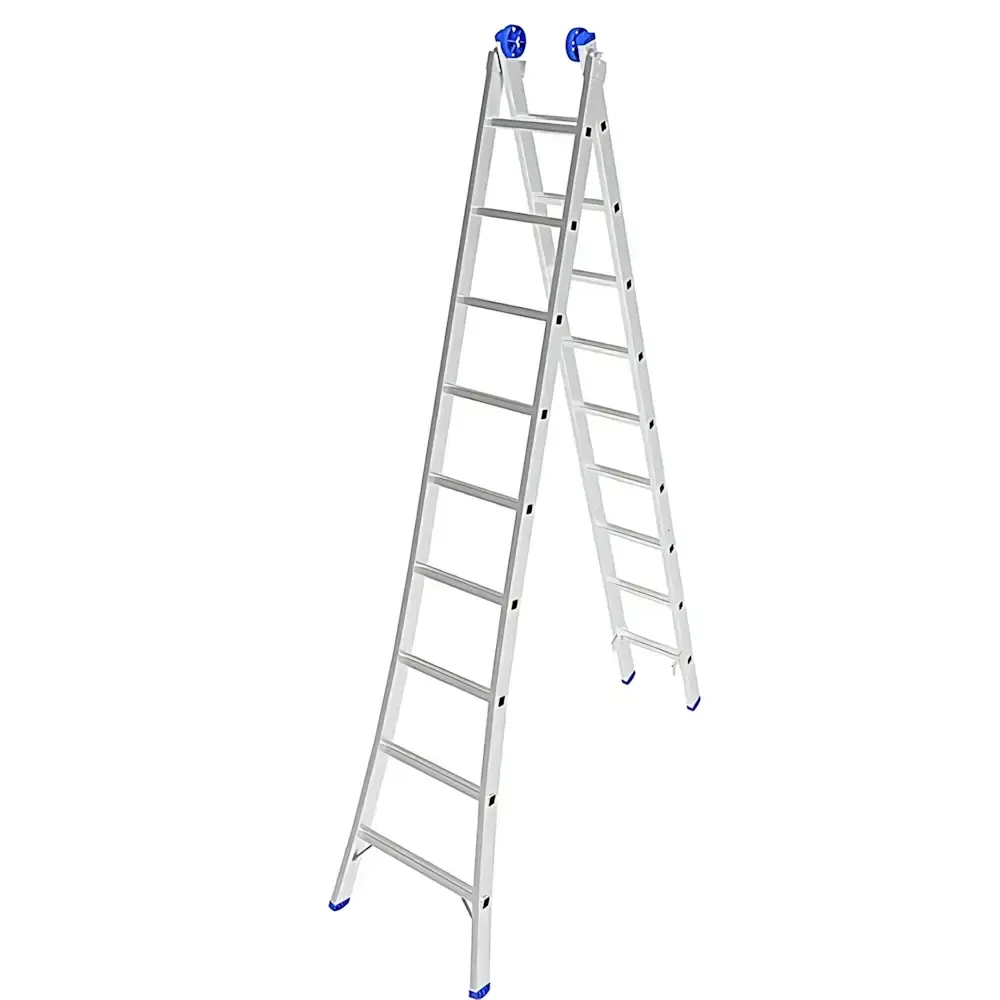 Escada de Alumínio Extensiva 2 x 9 Degraus 2.81 x 4.50 Metros 5205 MOR