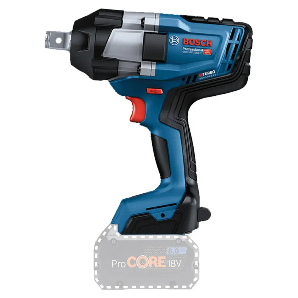 Chave de impacto gds 1050 nm sb 18V biturbo brushless Bosch — fotografia 2
