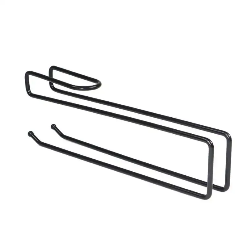Suporte Organizador Multiuso Suspenso Viena p/ Toalhas. Taças. Papel Preto 991307 BEL BEL FIX — fotografia 5