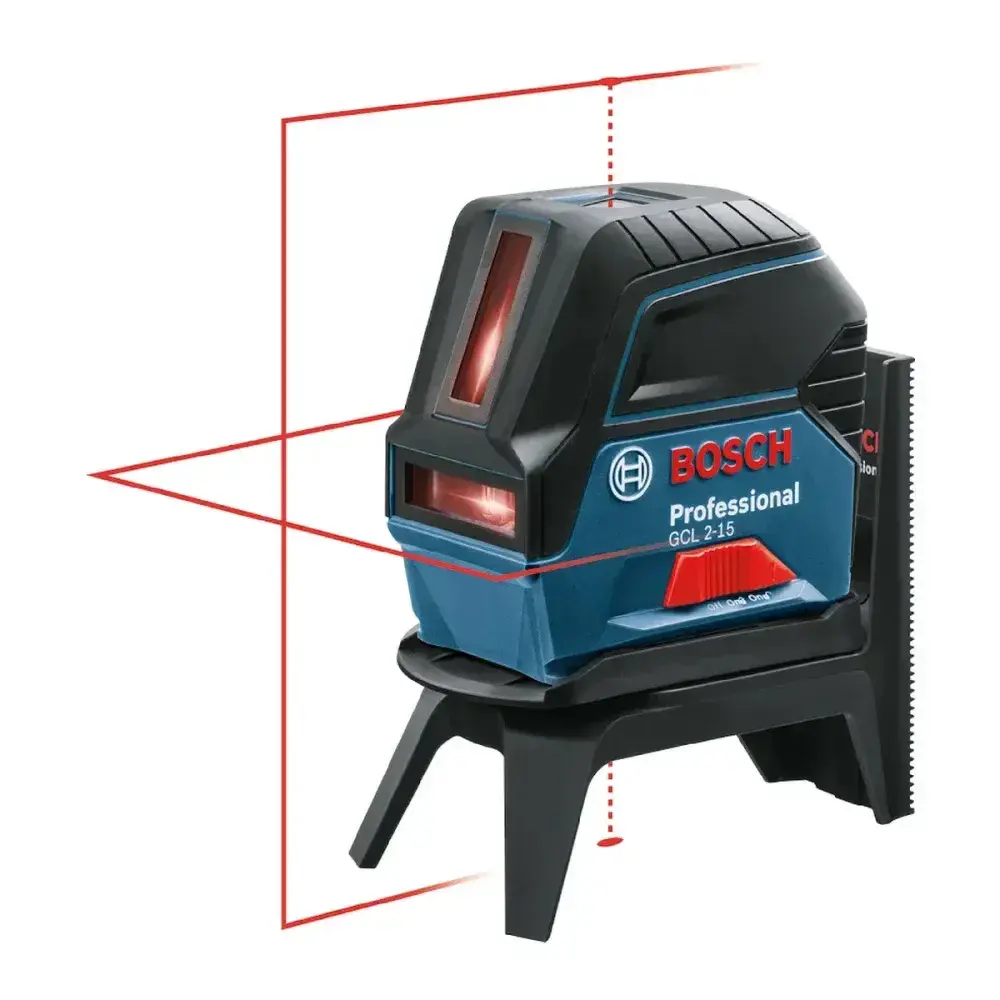 Nível a laser auto nivelamento 5/8 15M vermelho GLC2-15 Bosch — fotografia 6