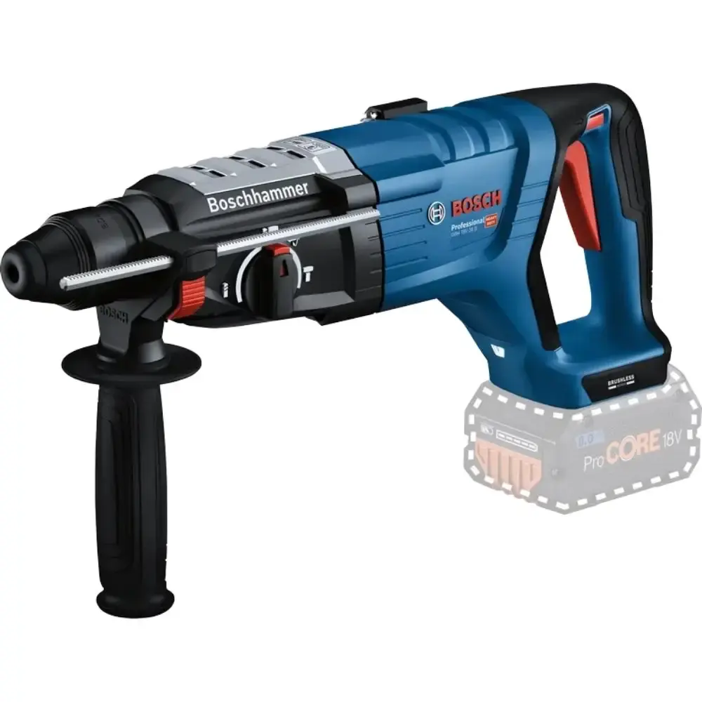 Martelete plus a bateria 18V 3,0KG brushless sem bateria e carregador GBH 18V-28 d Bosch