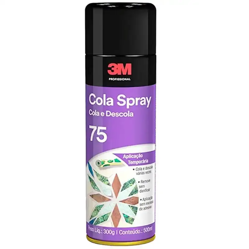 Adesivo spray reposicionável 75 cola e descola HB004539738 300GR 3M — fotografia de referência