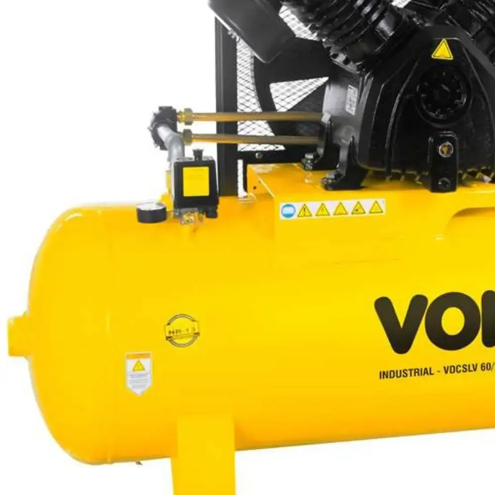 Compressor de ar 310 litros 15,0CV trifásico VDCSL-60/350 Vonder — fotografia 4