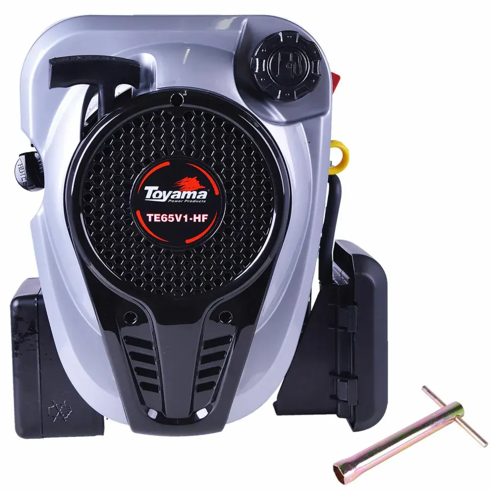 Motor gasolina 6,5HP 4T para rabeta vertical TE65V1HF Toyama — fotografia de referência