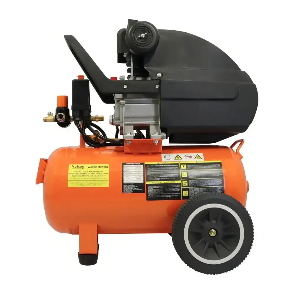 Compressor de ar 24 litros 2,5 hp 220V VC25-2 Vulcan — fotografia 2