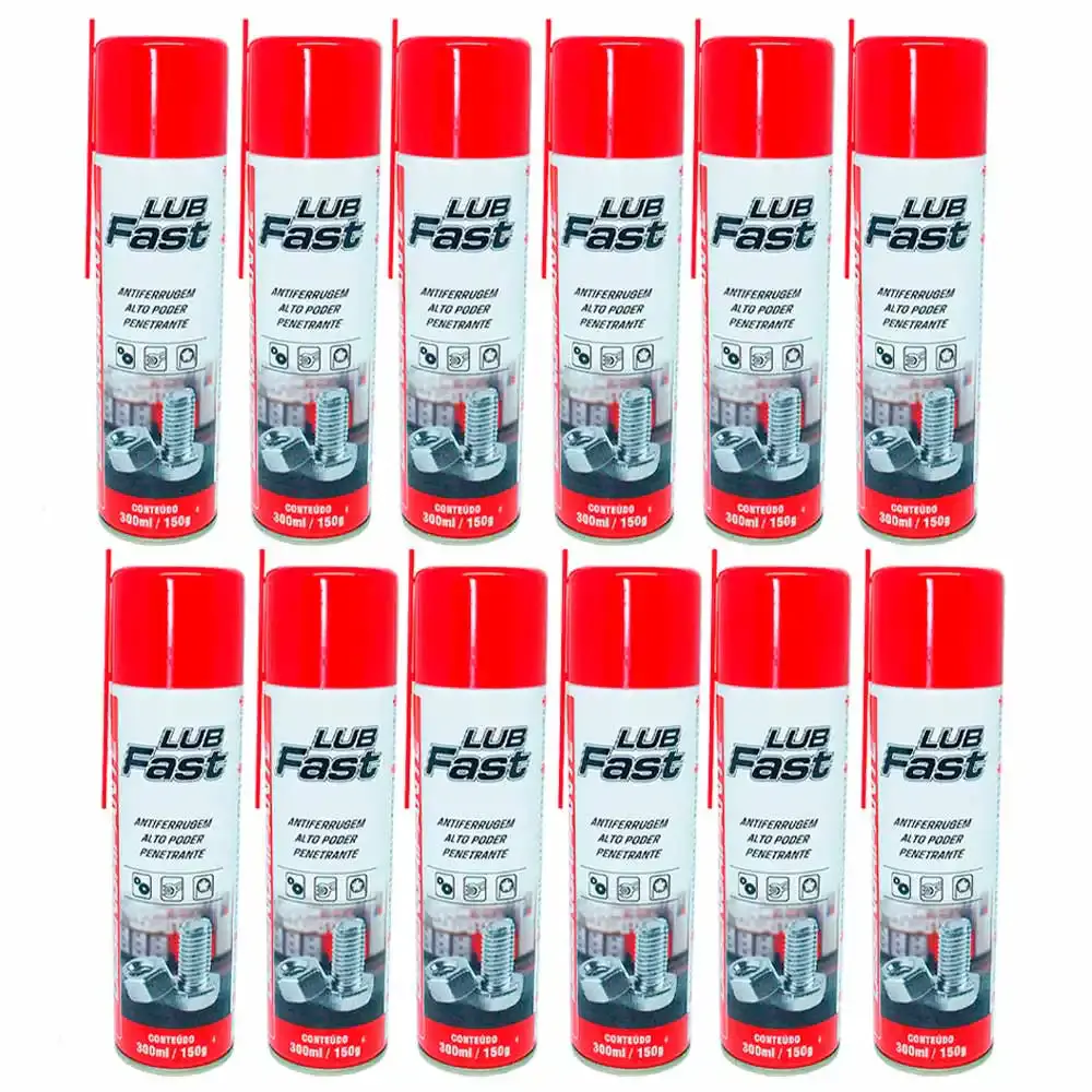 Kit desengripante spray 300ML 12 unidades TE0001161 LUB fast Mundial
