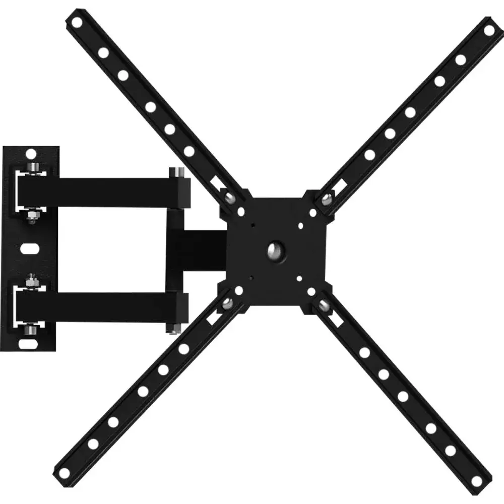 Suporte para tv articulado preto 10-55 400X400MM Brasforma