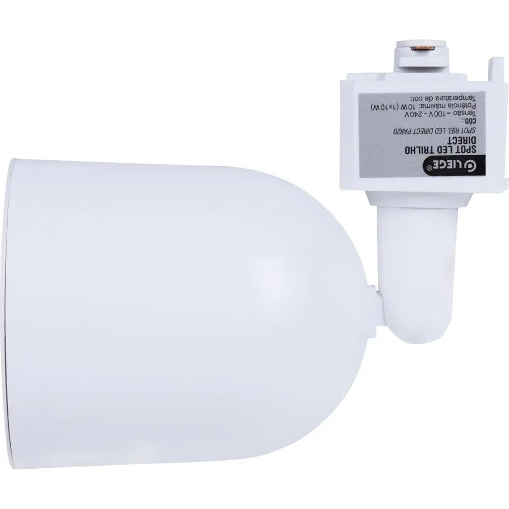 Spot led para trilho 10W 750LM 6500K biv branco Liege — fotografia 2