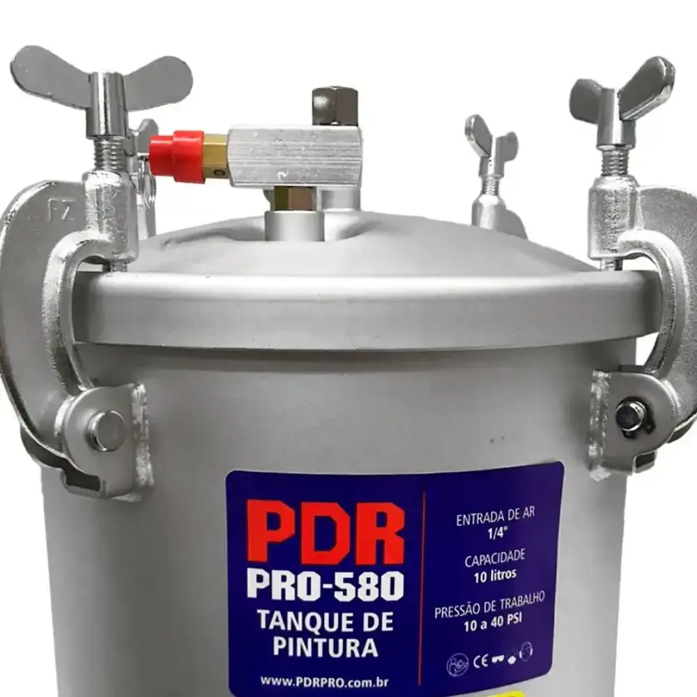 Tanque de pintura 10 litros PRO-580 PDR PDR2 Ldr2 — fotografia 6