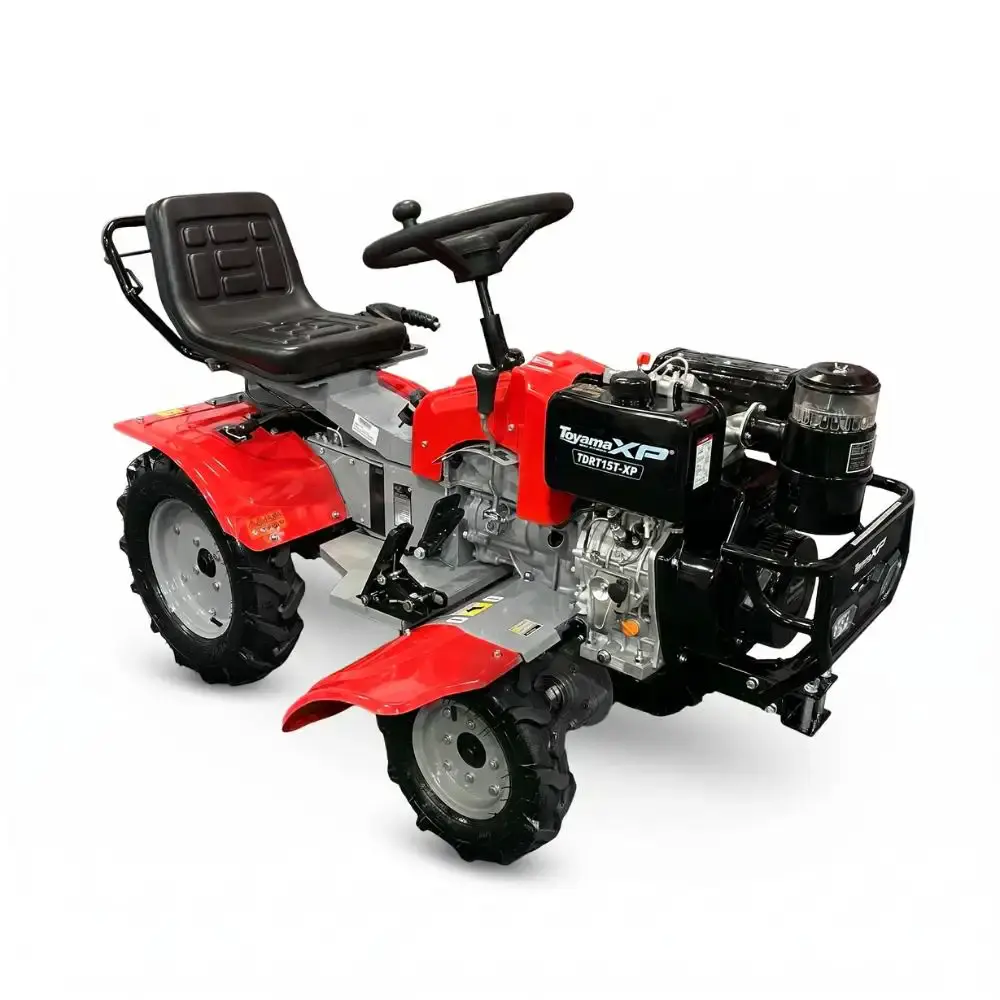 Motocultivador a diesel 4X4 partida elétrica 4T 15HP TDRT15T-XP Toyama — fotografia de referência