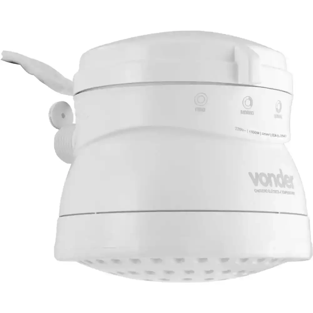 Ducha com 4 temperaturas 6800W 220V branca Vonder — fotografia 7