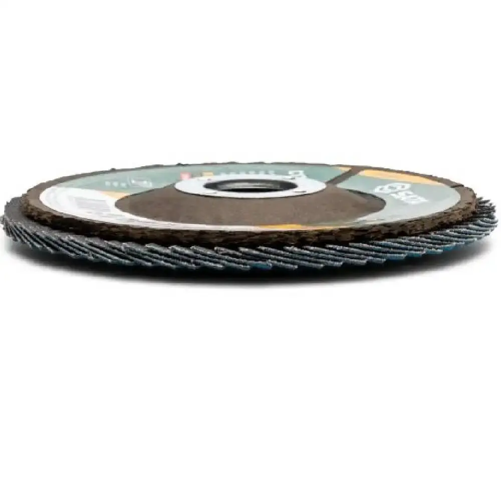 Kit 10 discos flap metal 4.1/2 polegadas grão 120 ST55504G Sata — fotografia 2