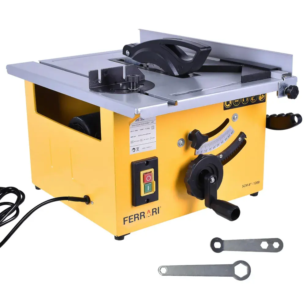 Serra circular de bancada 1200W scm 8” 127V Ferrari — fotografia de referência