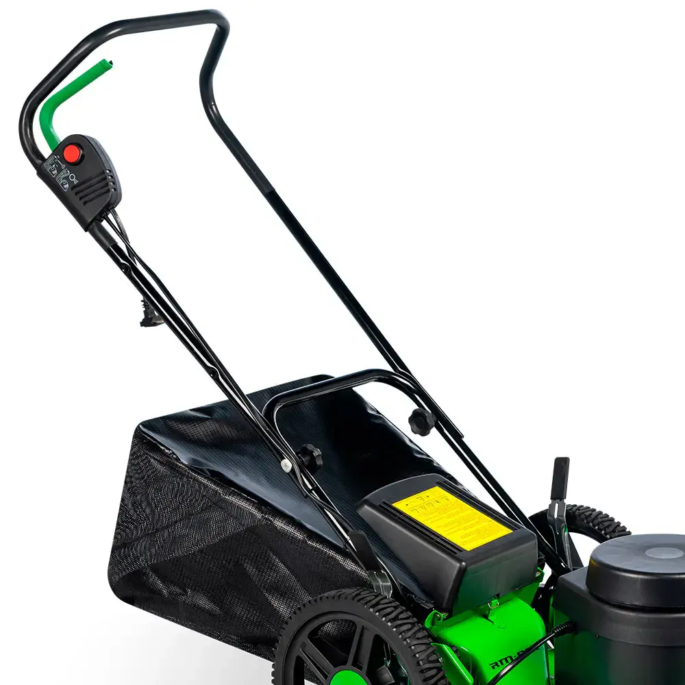 Cortador de grama elétrico 2,0 CV 2500W recolhedor roda alta RM-80E Trapp 220 V — fotografia 4
