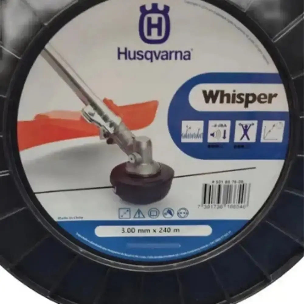 Fio de Nylon 3,0 MM x 240 Metros Whisper HUSQVARNA — fotografia 4