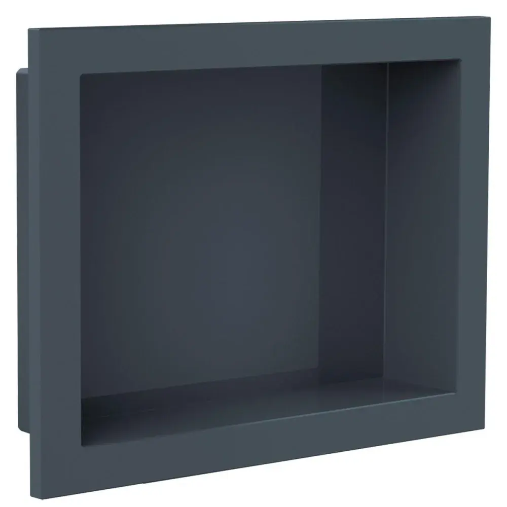 Nicho de banheiro para embutir cinza chumbo 30X40CM Arquitech