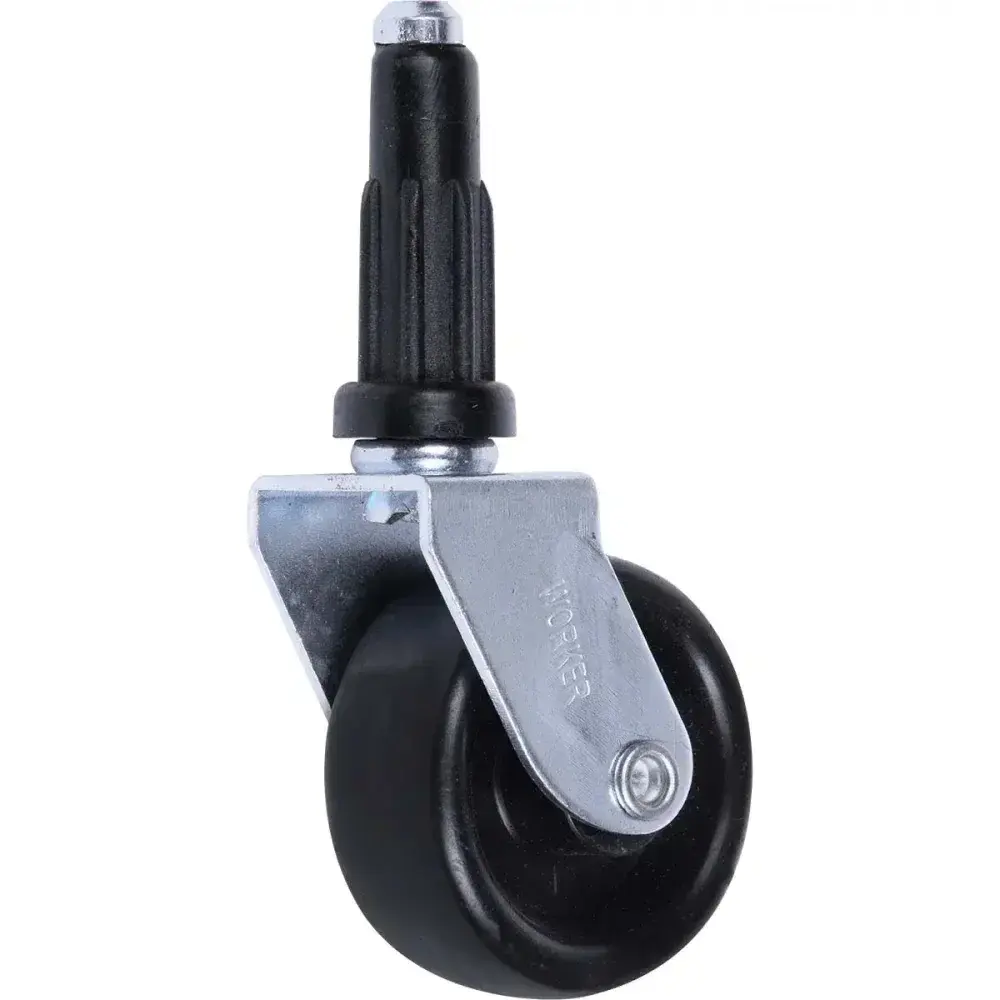 Rodízio espiga nylon polietileno 40MM 20KG Worker — fotografia 7