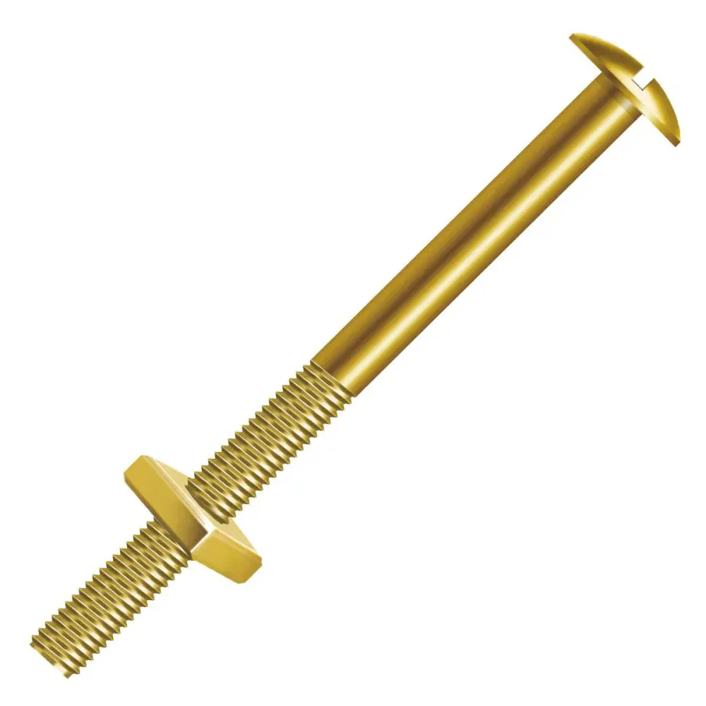 Parafuso cama fendado bicromatizado qd 5/16X90MM 100 pçs Ciser