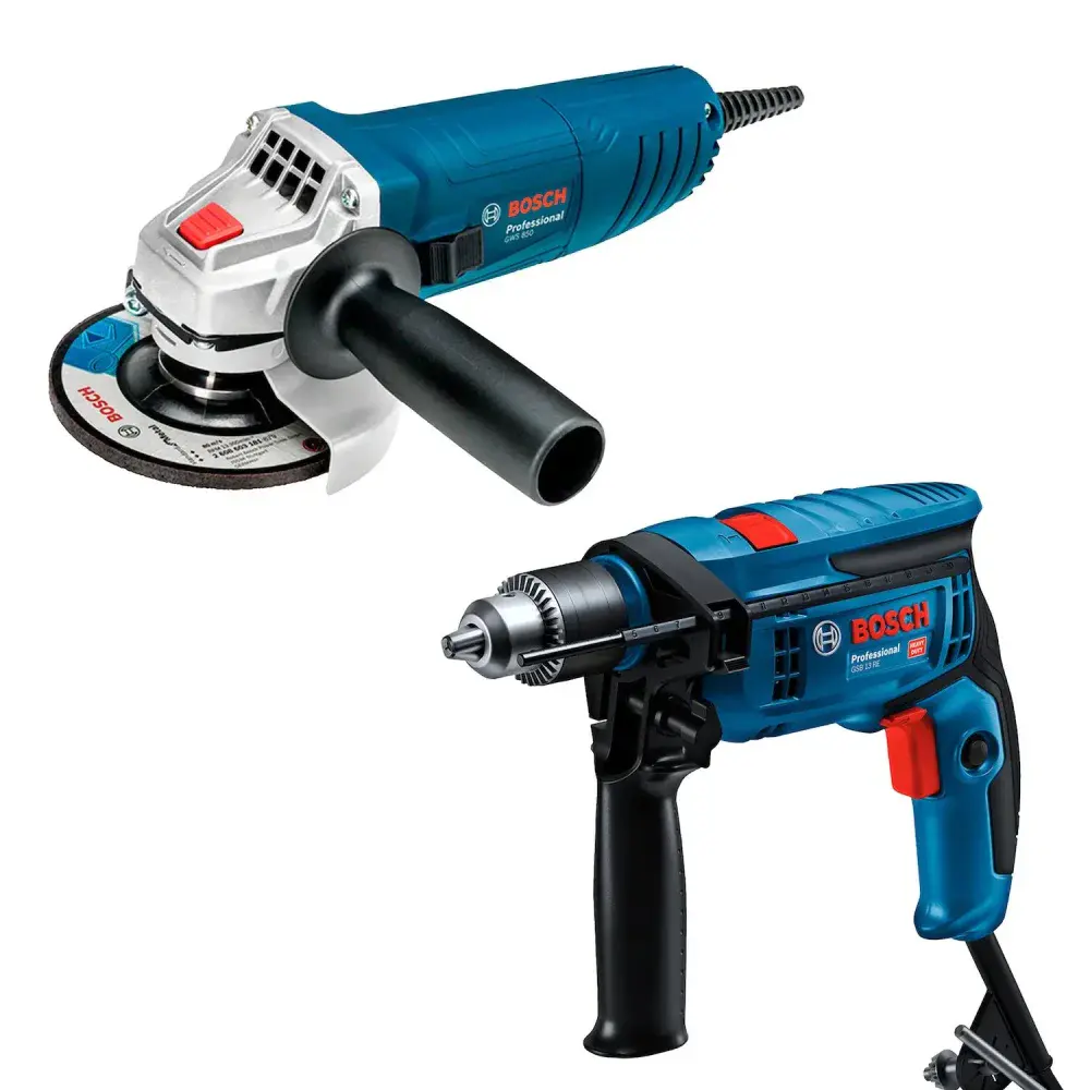 Conjunto furadeira gsb 13 re e esmerilhadeira gws 850 127V Bosch — fotografia 6