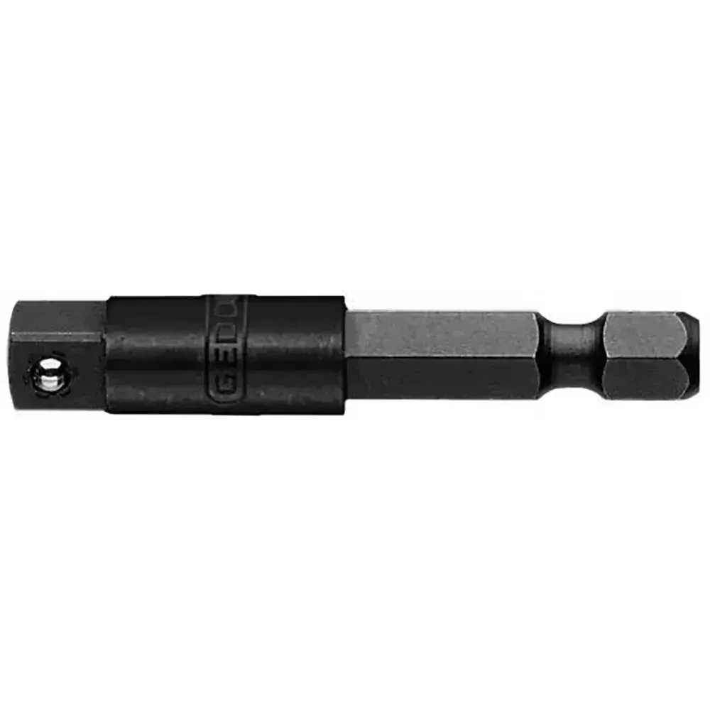 Adaptador de soquetes longo em cromo vanádio 1/4 50MM Gedore — fotografia 2