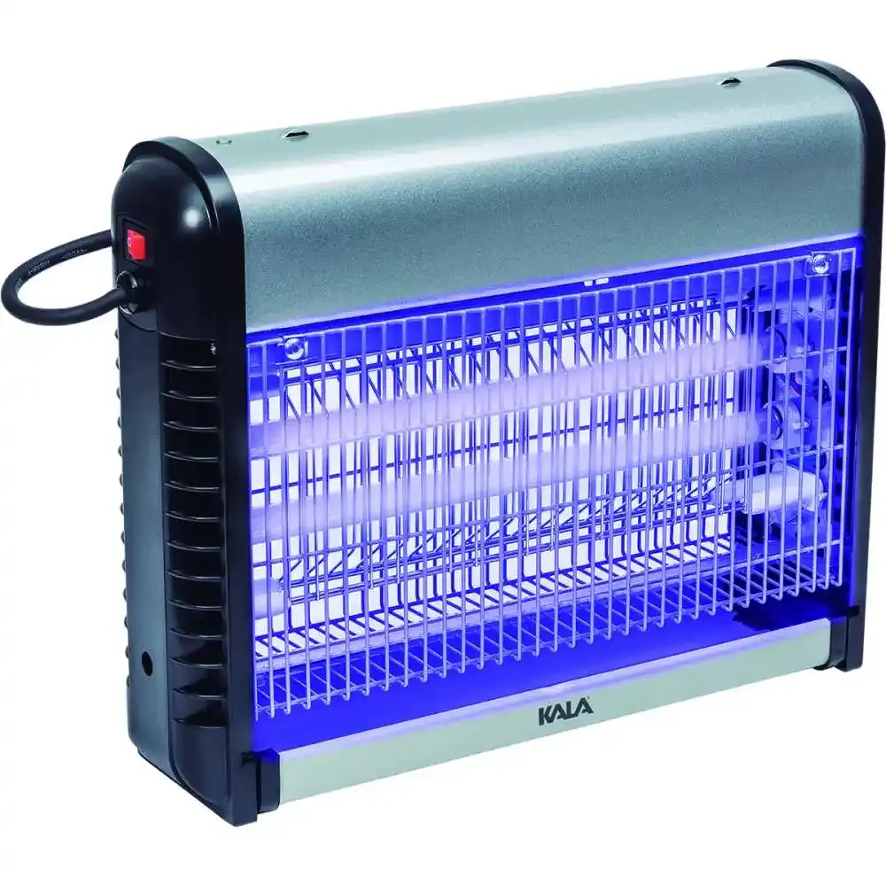 Mata Insetos Elétrico Profissional Prata e Preto 16W 127v ou 220v KALA 220 V — fotografia de referência