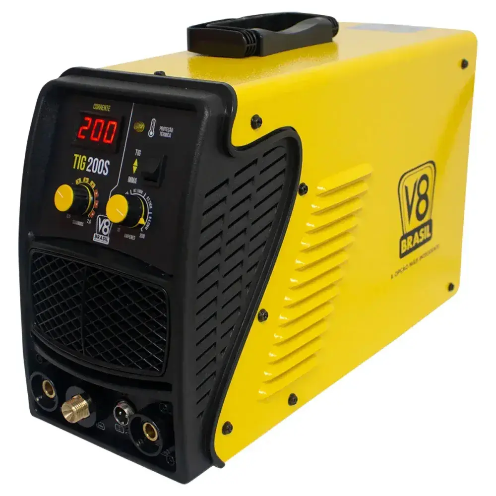 Máquina de solda inversora 200A tig mma 200S 220V V8 brasil — fotografia 9