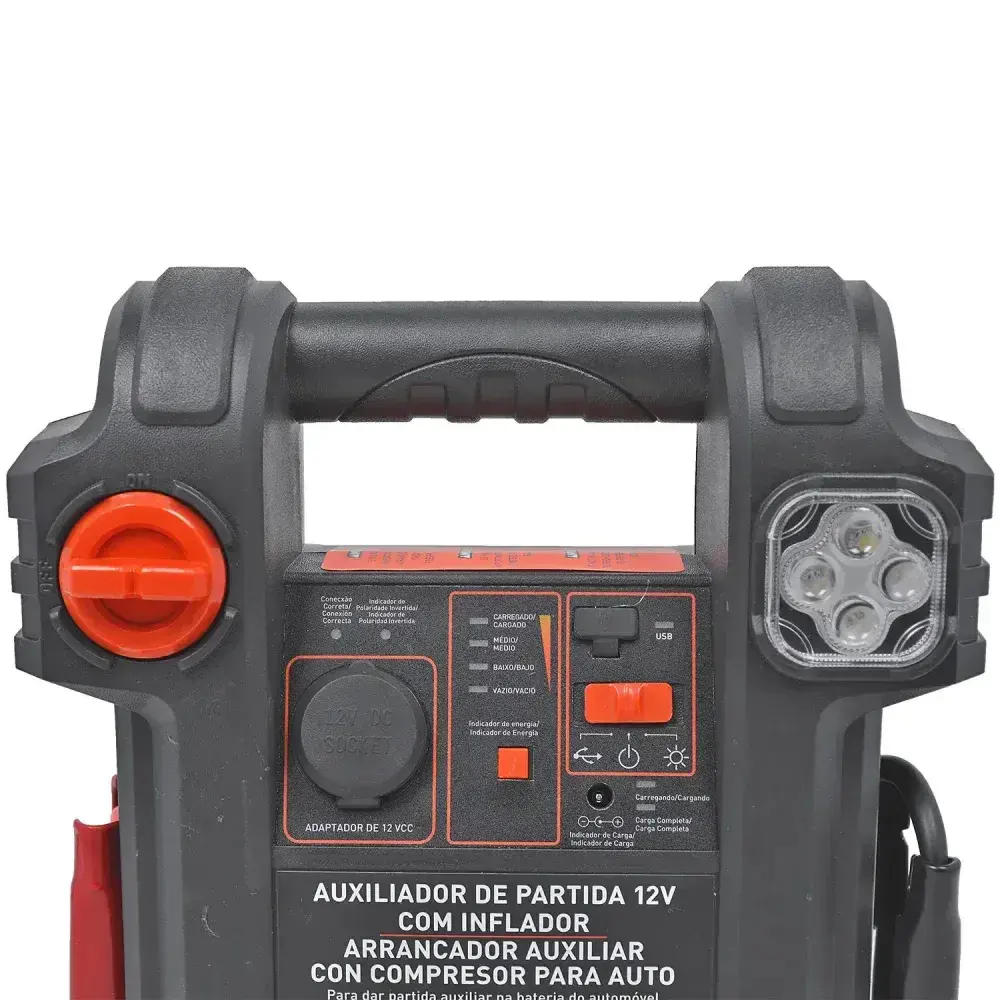Auxiliar de partida e compressor inflador JS350CC blackdecker Black & Decker — fotografia 10