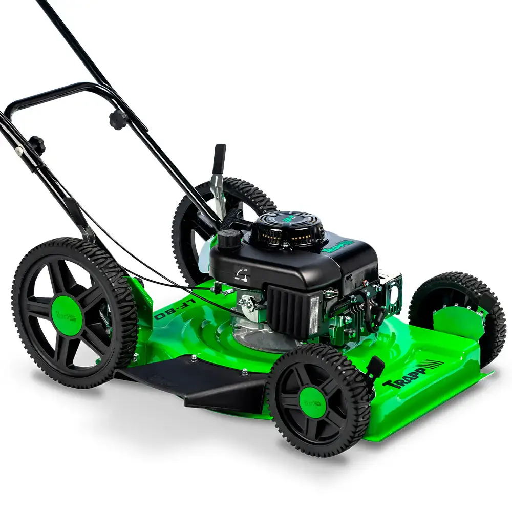 Cortador de grama gasolina 3.5 HP 4T roda alta LF-80RM Trapp — fotografia 3